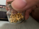 金小貅黄金转运珠足金999小金珠重版加厚散珠光面金珠黄金古法珠手串DIY 0.77g,5mm古珠重版2颗 实拍图