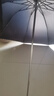 天堂 加大雨伞三折 晴雨两用商务伞经典格纹10骨大雨伞男女 黑色 实拍图