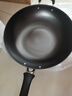 爱仕达（ASD）炒锅铸铁锅不锈无涂层平底炒菜锅34cm燃气电磁炉通用WG8334QB 实拍图