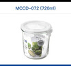 Glasslock进口钢化玻璃圆形保鲜盒耐热微波炉饭盒 婴儿奶粉罐MCCD072/720ml 实拍图