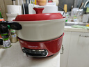 摩飞电器（Morphyrichards）多功能锅电火锅 家用烤涮一体电煮锅电炒锅电烧烤料理锅 3L电热火锅锅 MR9087 英石红 实拍图