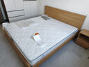 全友家居 北欧原木风板式床次卧室家用1.8米×2米现代简约双人床家具 实拍图