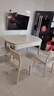 全友家居现代简约餐桌椅组合可伸缩折叠岩板餐桌家用吃饭桌子政府补贴 实拍图