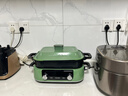 摩飞电器（Morphyrichards）二代多功能锅 家用电火锅电煮锅电蒸锅火锅锅5升大容量分体式预约蒸煮一体不沾煎烤料理锅MR9099绿 实拍图