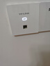 普联（TP-LINK） 全屋wifi 1500m无线ap面板套装 wifi6全千兆双频5G频段家用poe供电路由器 4个1500m面板+五口机器（默认白色，颜色备注） 实拍图