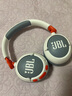 JBL JR470NC 头戴式儿童耳机 主动降噪真无线沉浸式学习网课益智玩具网课背书APP控制 白色 实拍图