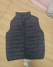 雪中飞秋冬新款男式轻薄羽绒服马甲基础男士短款羽绒秋马甲 宝石黑|8086 L 175/96A 实拍图
