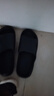 【踩屎感居家拖鞋】浴室男女拖鞋轻便防滑居家凉拖鞋鞋子男 黑色 42-43 实拍图