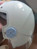京东京造 TK02电动车头盔短镜款 夏季四季通用3C认证新国标A类315推荐电瓶车头盔蓝白M码 实拍图