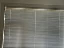 美尔耐免打孔百叶窗帘卧室卫生间浴室厕所防水铝合金厨房升降遮光帘6010 免钉【标准哑光】白色 1平方米 实拍图