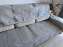 梓晨荷兰绒沙发垫四季通用新款2025皮沙发坐垫防滑沙发罩套全包盖布巾 叶蔓-灰色【掌柜推荐】 70X70cm 实拍图
