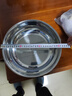 【不锈钢】和面盆厨房烘焙家用火锅盆洗菜打蛋汤锅盆醒面盆料理盆 32cm【热卖款】不锈钢 和面盆 实拍图
