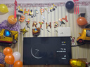 酷依宝汽车主题儿童周岁生日场景布置装饰男孩宝宝气球派对电视投屏背景 实拍图