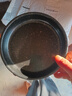 【亏本清仓】韩式麦饭石色不粘锅平底锅铁锅电磁炉不带盖 黑色小煎锅 16cm 实拍图