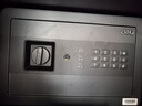 得力保险柜 家用电子密码保险箱办公财务专用小型文件柜入墙入柜保密柜可固定安装 20cm曜黑 实拍图