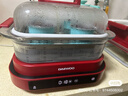 大宇（DAEWOO）【万食电蒸锅】加厚高硼玻璃 多功能炖蒸煮一体蒸汽锅煎烤涮火锅不锈钢S31红色 实拍图