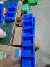 京度货架零件盒物料盒收纳盒工具盒螺丝盒五金盒分类盒加厚斜口款蓝 180*120*80mm 实拍图