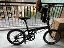 大行（DAHON）经典P8折叠自行车成人20英寸8速男女式通勤运动单车KBC083 消光黑【经典版】 实拍图