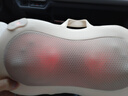 奥克斯（AUX）颈椎按摩器按摩枕腰部按摩仪按摩枕头颈部肩颈背多功能车载按摩靠垫实用送男女老师朋友高档礼物品 【充电米标准款】红光热敷+3档力度+车家两用 送爸爸妈妈父母亲七夕情人教师节长辈高档实用 实拍图