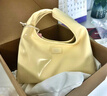 MUVA宋妍霏同款三角饭团手提包单肩斜挎女士小拎包礼物 奶油黄 实拍图