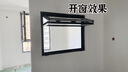 上下折叠窗提升推拉网红奶茶咖啡店铝合金厨房吧台上折翻提拉窗户 灰色 50系列爆款 实拍图