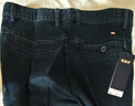 恒源祥牛仔裤男士休闲宽松直筒中青年长裤弹力裤子HJ142 深兰 31  实拍图
