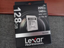 雷克沙（Lexar）128GB SD存储卡 U3 V30 佳能索尼富士尼康相机高速SD卡 读205MB/s 写140MB/s 4K超清录制 SD银卡 实拍图