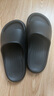 朴西香蕉船情侣凉拖鞋女浴室不易滑室内居家四季拖鞋男 黑色 37-38 实拍图