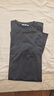优衣库男女装大师T AIRism宽松圆领T恤五分袖短袖475355 465185 475355/07青灰色 XL 实拍图