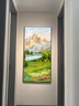 墨派（Mopai）玄关装饰画竖版现代简约走廊过道背景墙壁画入户轻奢挂画免打孔 背有靠山 80*160cm晶瓷+铝合金边框 实拍图