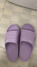 回力拖鞋女浴室防滑一字拖厚底eva沙滩凉鞋SDJ-0396 紫色 36-37 晒单实拍图