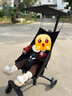小虎子口袋推车轻便折叠婴儿推车儿童宝宝溜娃神器可登机推车T18炭黑色 实拍图