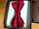 TUONO红色领带领结男士宴会婚礼新郎伴郎礼服时尚正装衬衫蝴蝶结礼盒装 实拍图