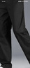 啄木鸟（TUCANO）休闲裤男士四季款时尚工装直筒裤百搭舒适潮流长裤男装 黑色L 实拍图