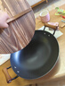 京东京造 炒锅 无涂层铸铁圆底双耳东北铁锅炖锅干锅油炸  带盖34cm  实拍图