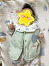 童泰（TONGTAI）婴儿马甲秋冬季纯棉夹棉儿童衣服男童女童外出上衣坎肩马夹 绿色 66 实拍图