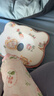 蒂乐婴儿硅胶定型枕小熊新生儿纠正扁头型矫正宝宝偏头儿童枕头0-6月 爱丽丝兔 -适用0-2岁 实拍图