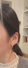 白岚麻花耳环女S925银耳钉时尚素圈耳饰简约优雅气质情人节礼物小礼品 金色小号 实拍图