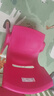 禧天龙家用加厚椅子靠背椅板凳子宝宝小坐椅幼儿园塑料防滑可叠放小凳子 大号桃红色 1个装【升级脚套防滑】 【优选PP原料】 实拍图