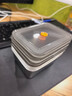 FASSON【德国】保鲜盒316不锈钢食品级便携饭盒收纳打包便当密封分装盒 【316特厚保鲜盒】四个装600ml 实拍图