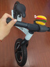 酷骑儿童平衡车1-7岁宝宝滑步车12寸镁合金车身实心轮S3珠光白 酷奇 实拍图