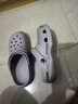 利达妮（TZLDN）厚底洞洞鞋男士夏季外穿沙滩凉鞋防滑防臭eva包头拖鞋手术室专用 岩石灰【抗菌升级 顺丰直达】 42 -43【标准码】 实拍图
