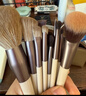 魅丝蔻（MSQ）12支摩卡动物毛化妆刷套装散粉刷腮红刷鼻影刷眼影刷羊毛美妆工具 实拍图