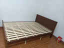 兴瑀汇实木床1.5米1.8m新中式双人床胡桃色木床主卧家用现代简约单人 胡桃色床 1.5米*2米框架结构 实拍图
