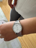 天王（TIAN WANG）手表女士 生日礼物昆仑系列钢带机械女表白色LS5876S.D.S.W 实拍图