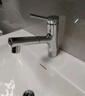 九牧（JOMOO）卫生间全方位漱口洁面抽拉式台盆面盆水龙头银色32344-574/1B2-Z 实拍图