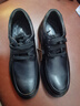 奥康官方男鞋 春秋季时尚商务休闲皮鞋舒适系带简约真皮大头鞋通勤鞋 黑色 1243214141 39 245mm 实拍图