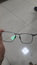 玉品堂防蓝光老花镜男老光眼镜TR超轻大框花镜女7911黑100度京东自营 实拍图