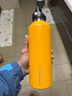 REVOMAX大容量保温杯316不锈钢保温保冷两用泡茶水杯子 向日葵黄950ml 实拍图