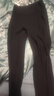 茉寻微喇裤女高腰收腹提臀瑜伽裤休闲百搭鲨鱼喇叭裤无绒黑色常规款XL 实拍图
